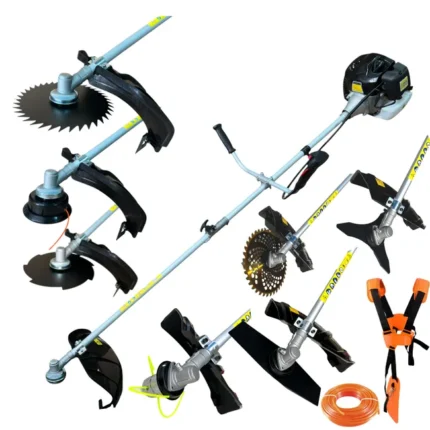 NEXT POWER Desbrozadora Gasolina 62cc 7 en 1 Discos Intercambiables