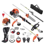 SucceBuy Multifunción 5 en 1 26cc Cortasetos Desbrozadora Motosierra-1
