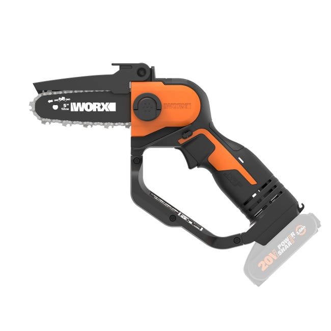 WORX WG324E.9 Mini Motosierra Poda 20V 12cm PowerShare Sin Batería WORX WG324E.9 Mini Motosierra Poda 20V 12cm PowerShare Sin Batería